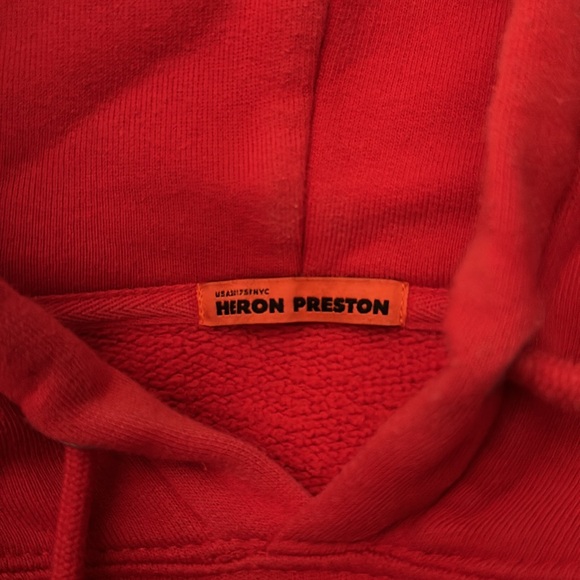 Heron Preston NASA Photo Hooded Sweatshirt 'Red' - Picture 5 of 5